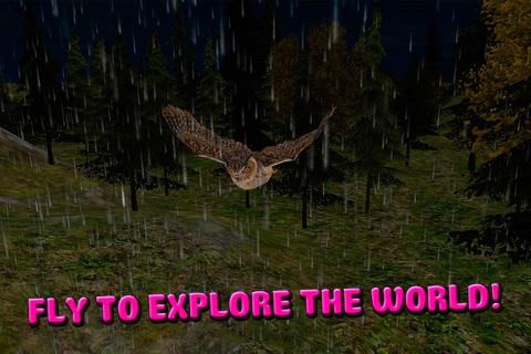 Owl Bird Survival Simulator 3D Free screenshot 3