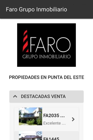 Faro Grupo Inmobiliario screenshot 2