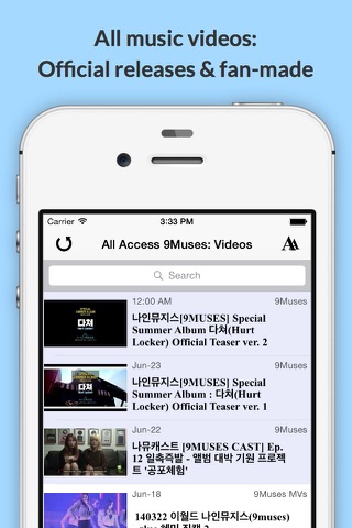 All Access: 9Muses Edition - Music, Videos, Social, Photos, News & More! screenshot 4