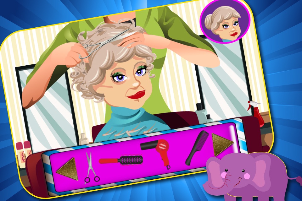 Grandma's Party Makeover Salon - Make the Granny look young & cute for Grandpa screenshot 4