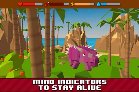 Dino Island Survival Simulator 3D Full screenshot 4