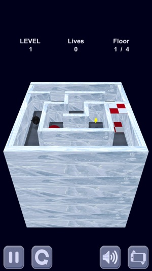 冰塊。迷宮 / Ice cube. Labyrinth 3D