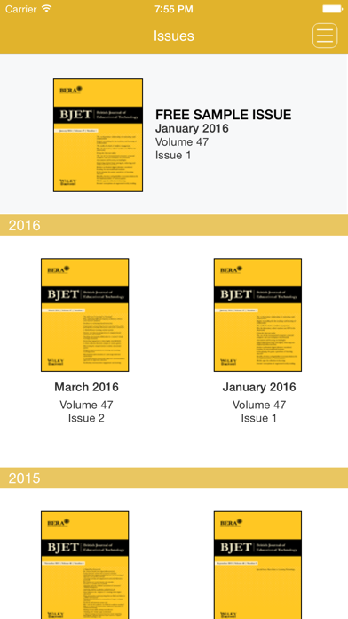 How to cancel & delete British Journal of Educational Technology from iphone & ipad 1