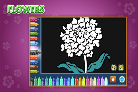 Coloring Book Flowers screenshot 3