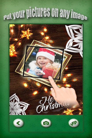 Christmas Photo Collage & Cards Maker - Mail Thank You & Send Wishes with Greeting Quotes Stickers screenshot 4