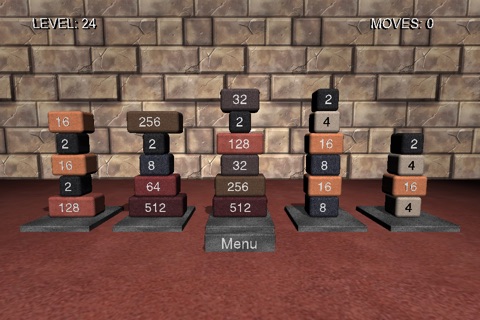 2048 Falling Bricks: 3D Strategy Puzzle Game screenshot 2