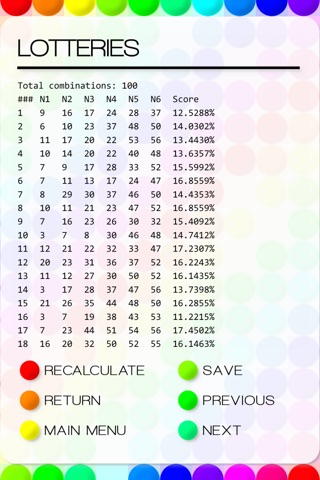 Calculated - Generador de Números de Lotería screenshot 4