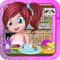 Kitchen Dish Washing & cleaning - Free Fun kids home chef cooking games for girls & kids