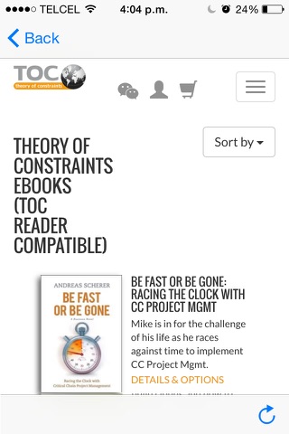 TOC Reader screenshot 2