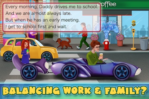 Busy Dad, Hi-Tech Dude - An Original Interactive Educational Family Storybook screenshot 2