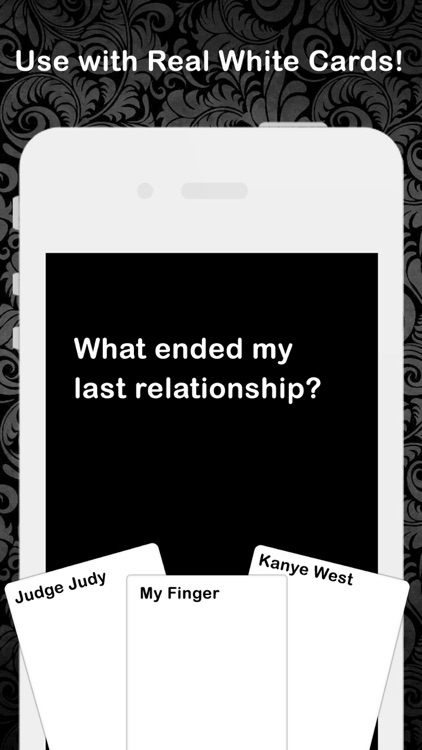 Black Card - For Cards Against Humanity Game Expansion Pack