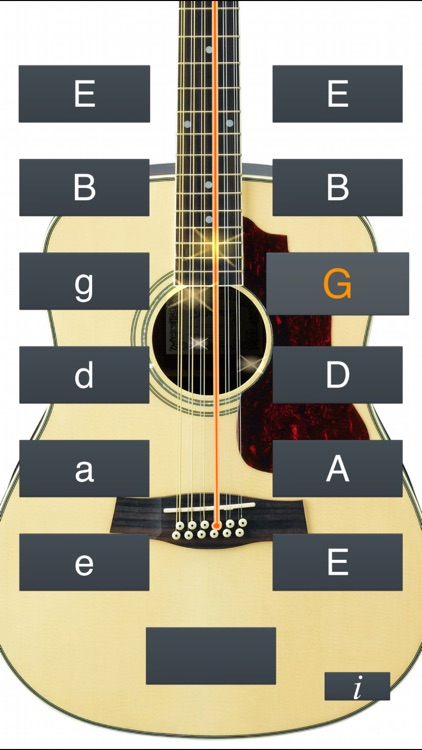 12-String Guitar Tuner Simple screenshot-1