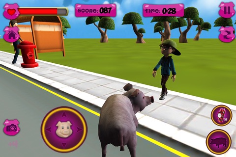 Bed Piggy pet simulator games screenshot 2