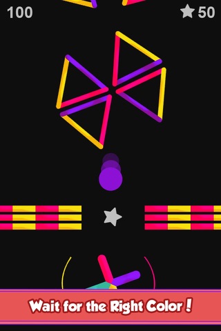 Rolling Color Swap & Switch- Awesome Swing Ball through Spinny Circle screenshot 2