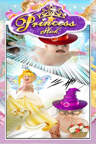 Anime & Manga Pocket Princess Frozen Crown Dress Sticker Camera Style screenshot 3