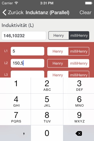 Electrical Parallel Calculator screenshot 3