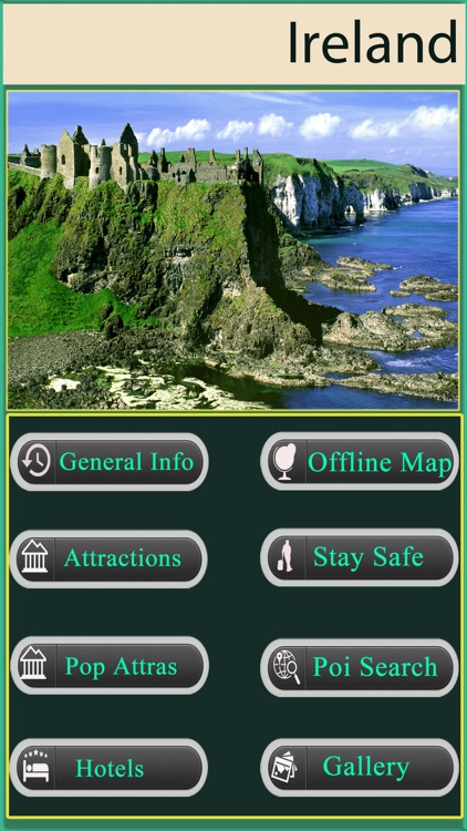 Ireland Offline Map Travel Guide
