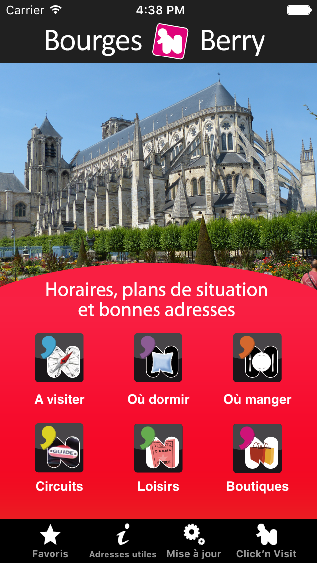 How to cancel & delete Click 'n Visit Bourges en Berry - Visitez la capitale médiévale du Berry from iphone & ipad 1