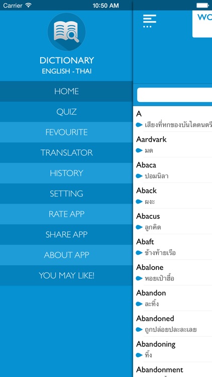 Dictionary English to Thai (Offline)