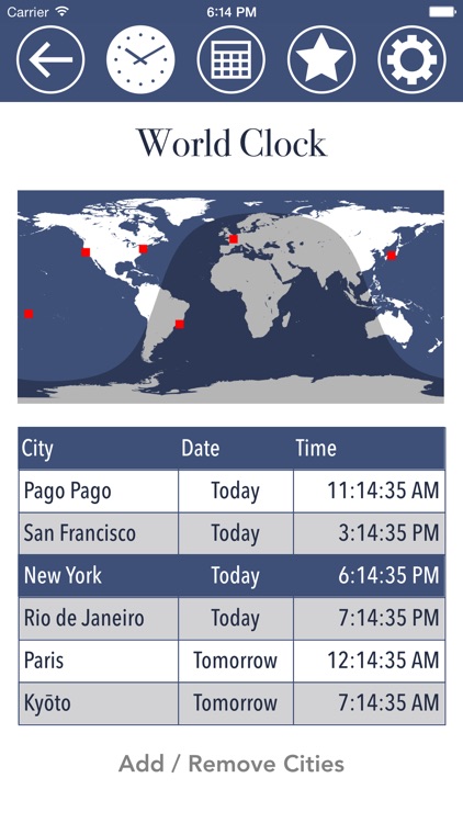 U.S. Time Zones & World Clock