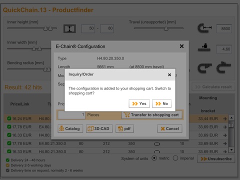 e-chain® product finder (13 m) screenshot 4