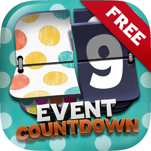 Event Countdown Fashion Wallpaper  - “ Polka Dot ” Free