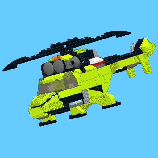 Green Copter for LEGO Creator 31007 Set - Building Instructions