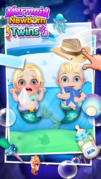 Mermaid Newborn Twins Baby Care - Free Girls Games