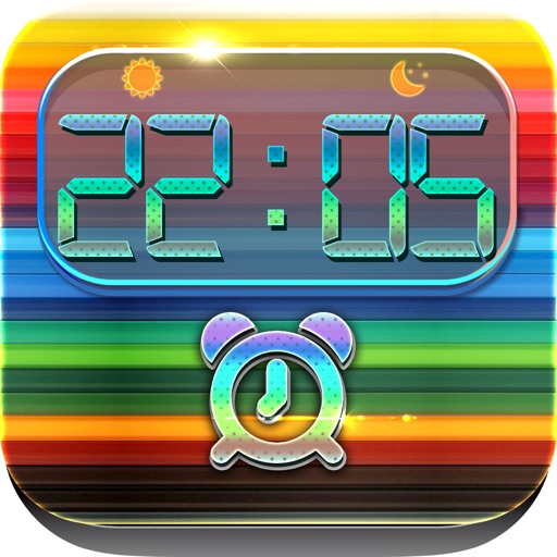 iClock – Colorful : Alarm Clock Wallpapers , Frames and Quotes Maker For Pro icon