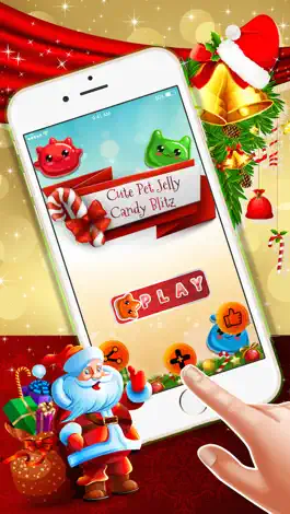 Game screenshot Cute Pet Jelly Candy Blitz : - A match 3 puzzles for Christmas season mod apk