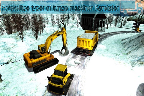 Snow Excavator Simulator: snowplow real driving screenshot 3