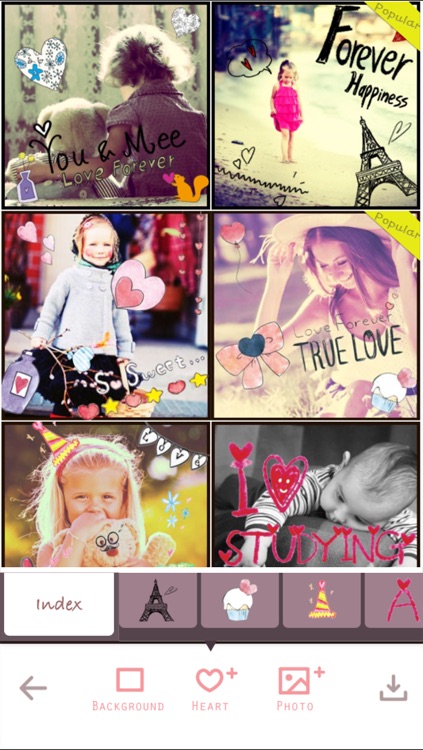 My Heart Camera - photo collage app -