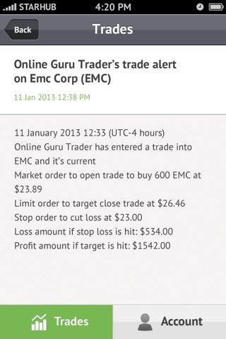 OnlineGuruTrader screenshot 3