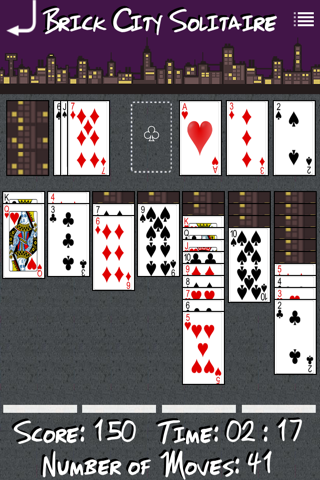 Brick City Solitaire Lite! screenshot 3