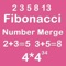 Number Merge Fibonacci 4X4 - Merging Number Blocks And  Playing With Piano Music