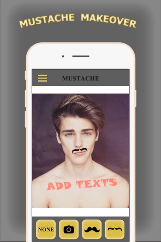 Glow A Mustache - Hairy Facial Photo Editor to Add Hipster Handlebar Beard screenshot 4