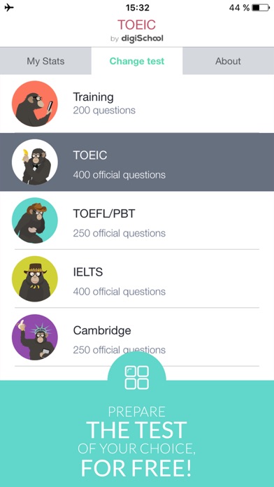 How to cancel & delete English Tests: Improve your score in the TOEIC, TOEFL, IELTS, Cambridge tests. from iphone & ipad 1