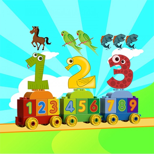 Toddler counting 123 - Touch the object To Start count for Preschool and kindergarten Icon