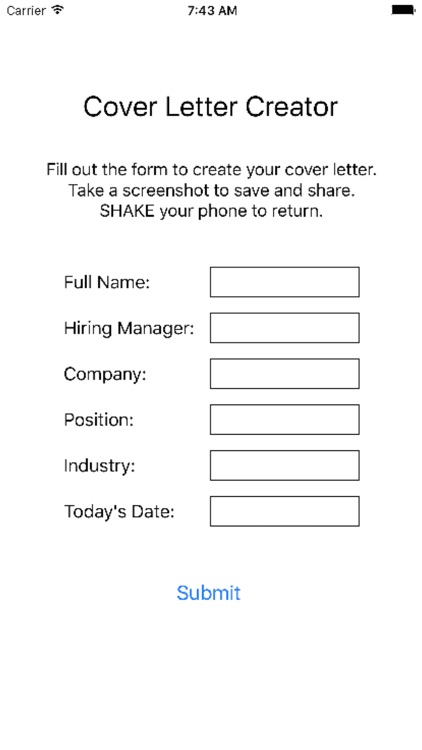 Cover Letter Creator screenshot-4
