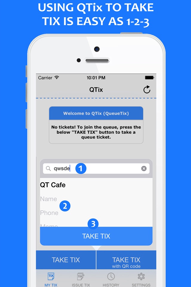 QTix (QueueTix) screenshot 3