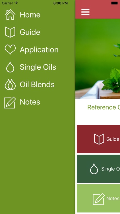 Reference Guide for Essential Oils