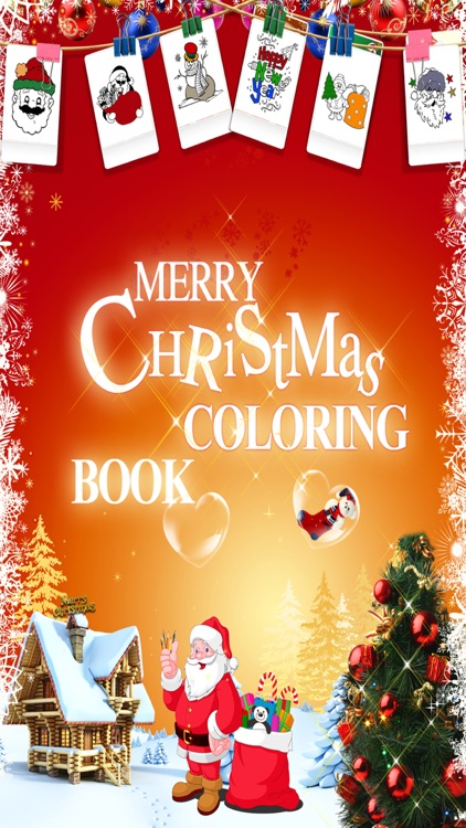 Christmas Coloring Book - Colouring Doodle Fun for Kids Holiday Season