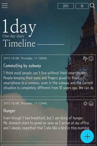 1 day diary - Emotional Diary screenshot 3