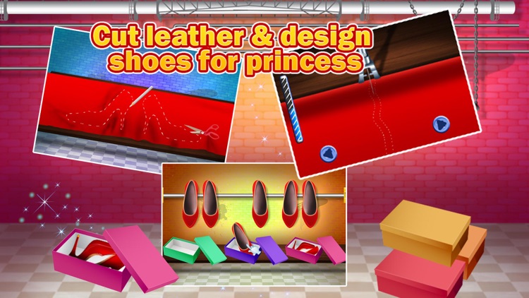 Princess Shoe Factory – Design, make & decorate shoes in this maker game screenshot-3