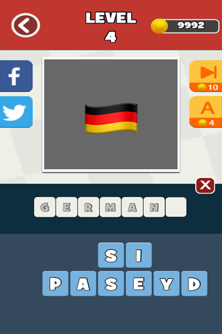 QuizPop Mania! Guess the Emoji Flags - a free word guessing quiz game screenshot 4