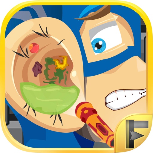 Superhero Ear Doctor Adventure Game Salon Free iOS App