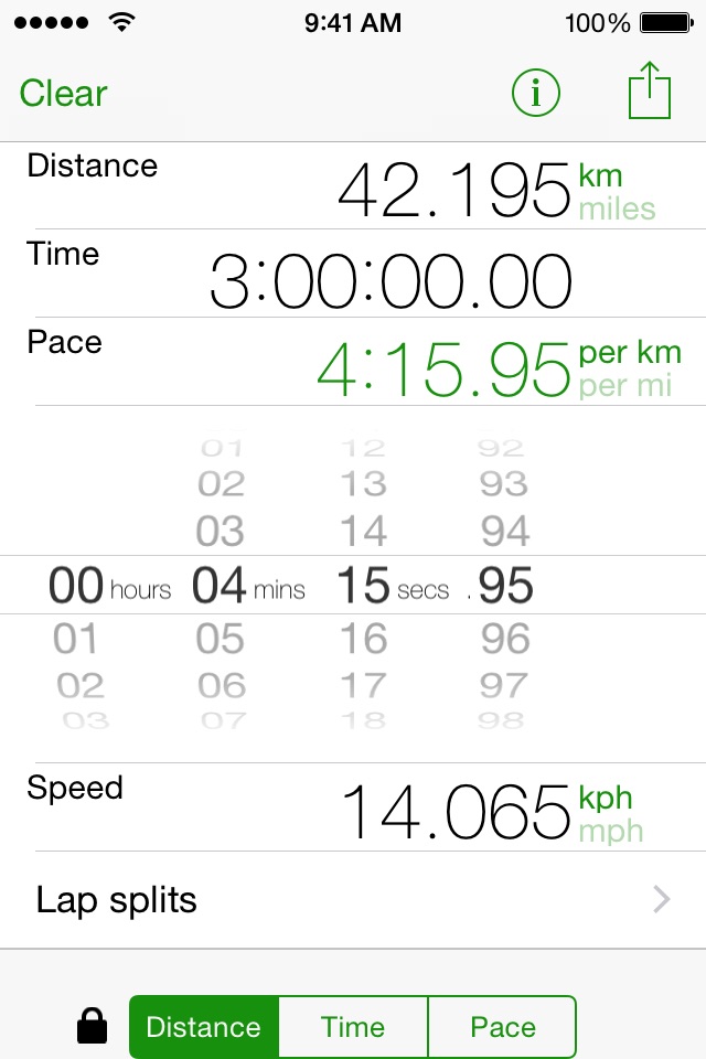 Pacey - Running, Jogging and Walking Pace Calculator screenshot 4