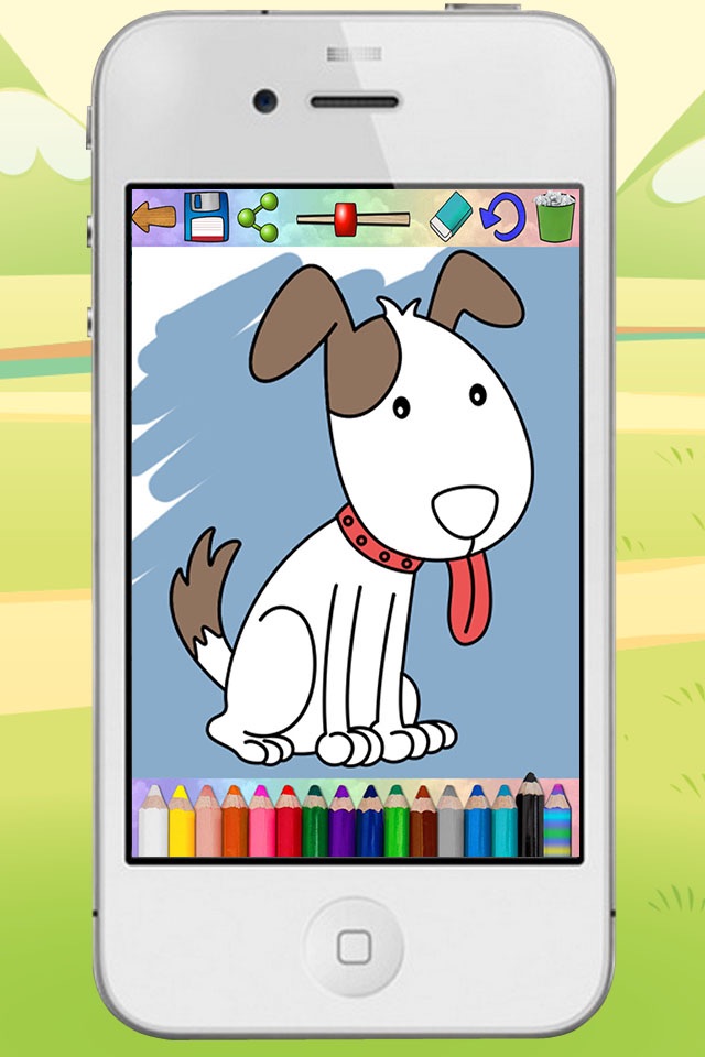 Dogs Coloring Book Game screenshot 2