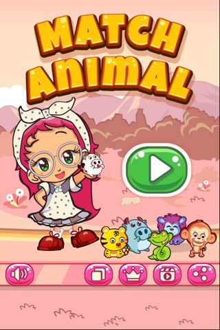 Funny Match Animal - free brain match game screenshot 4