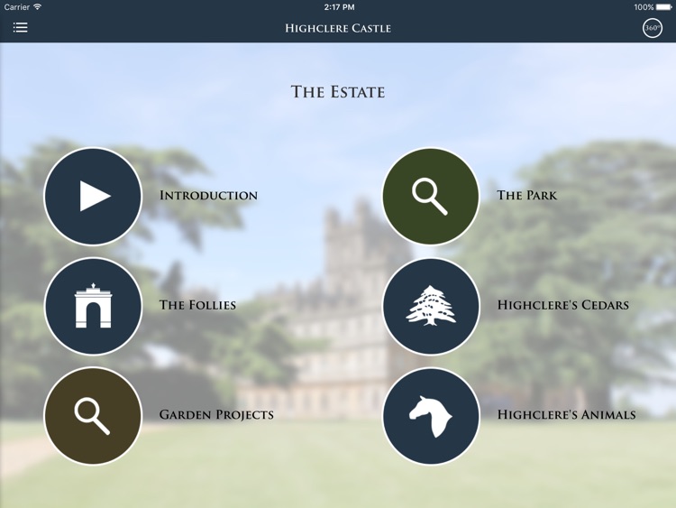 Highclere Castle iPad